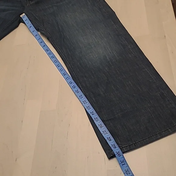 LIKE NEW Levi's 559 Relaxed Straight Medium Wash Mens Jeans - Picture 13 of 14